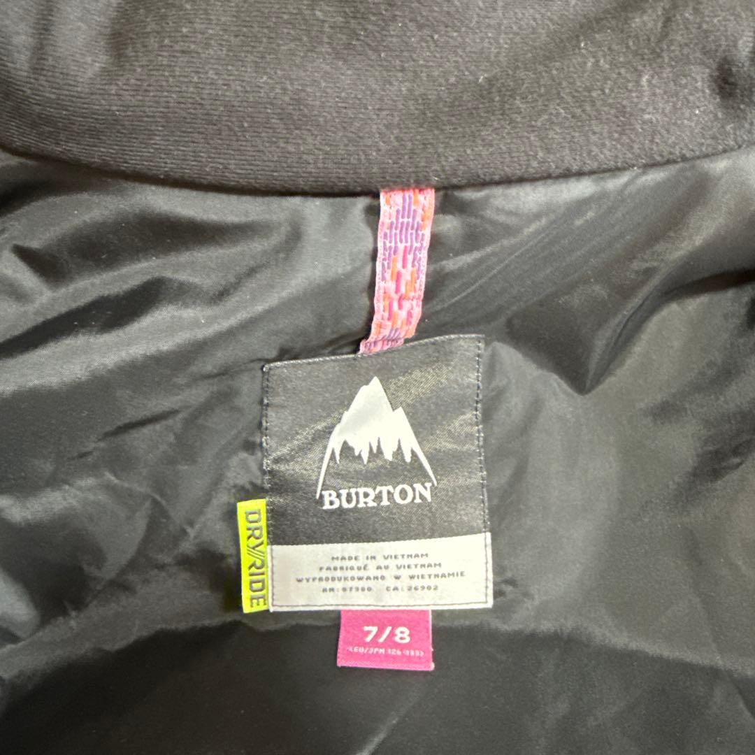 BURTON キッズ　ウェア　7/8サイズ　つなぎ