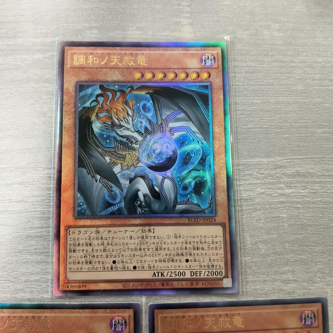 調和ノ天救竜　レリーフ 3枚セット アジア版