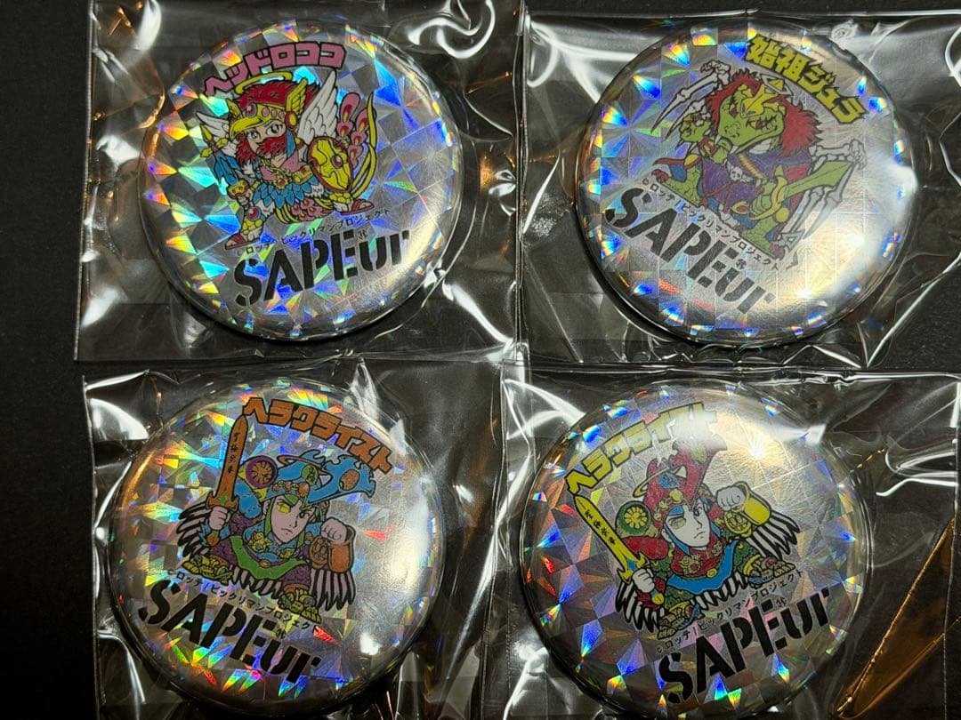 サプール ビックリマン SAPEur 缶バッジ 10種セット　ヘッドロココ