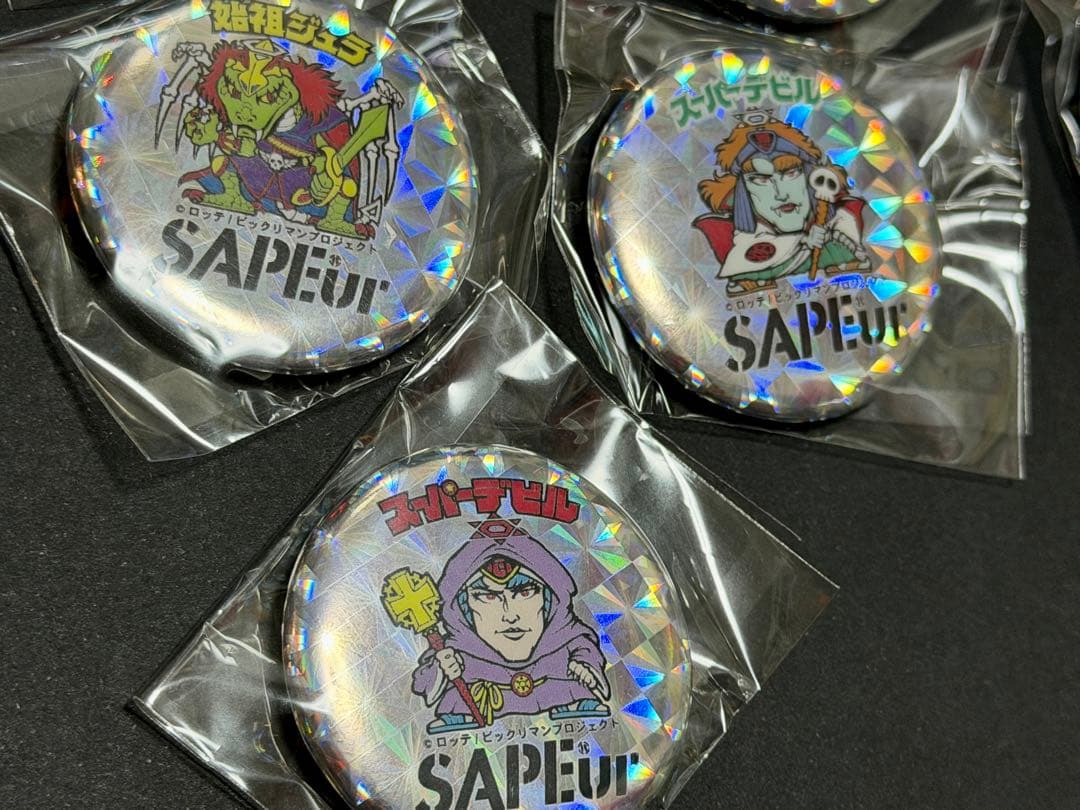 サプール ビックリマン SAPEur 缶バッジ 10種セット　ヘッドロココ