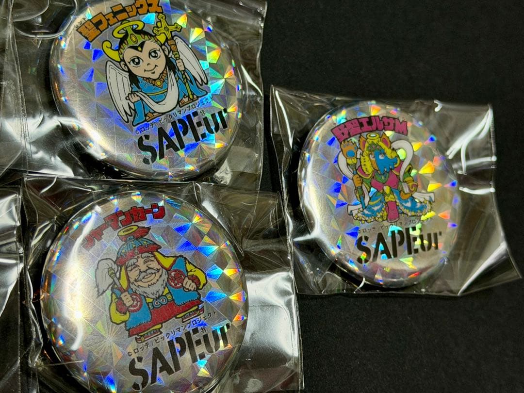 サプール ビックリマン SAPEur 缶バッジ 10種セット　ヘッドロココ