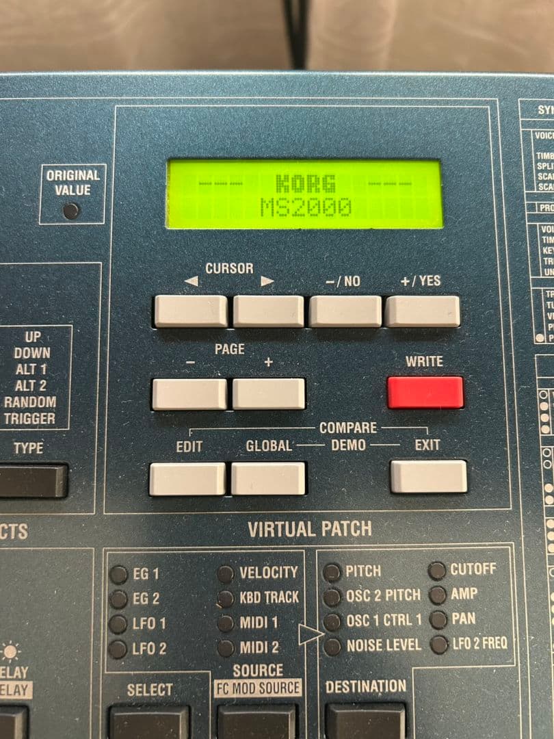 KORG MS2000 アナログモデリングシンセサイザー
