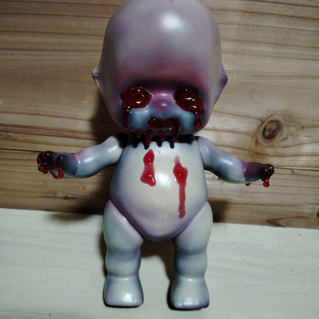 キューピー　人形　ソフビ　ホラー　ジャンク　呪い　高さ約22cm