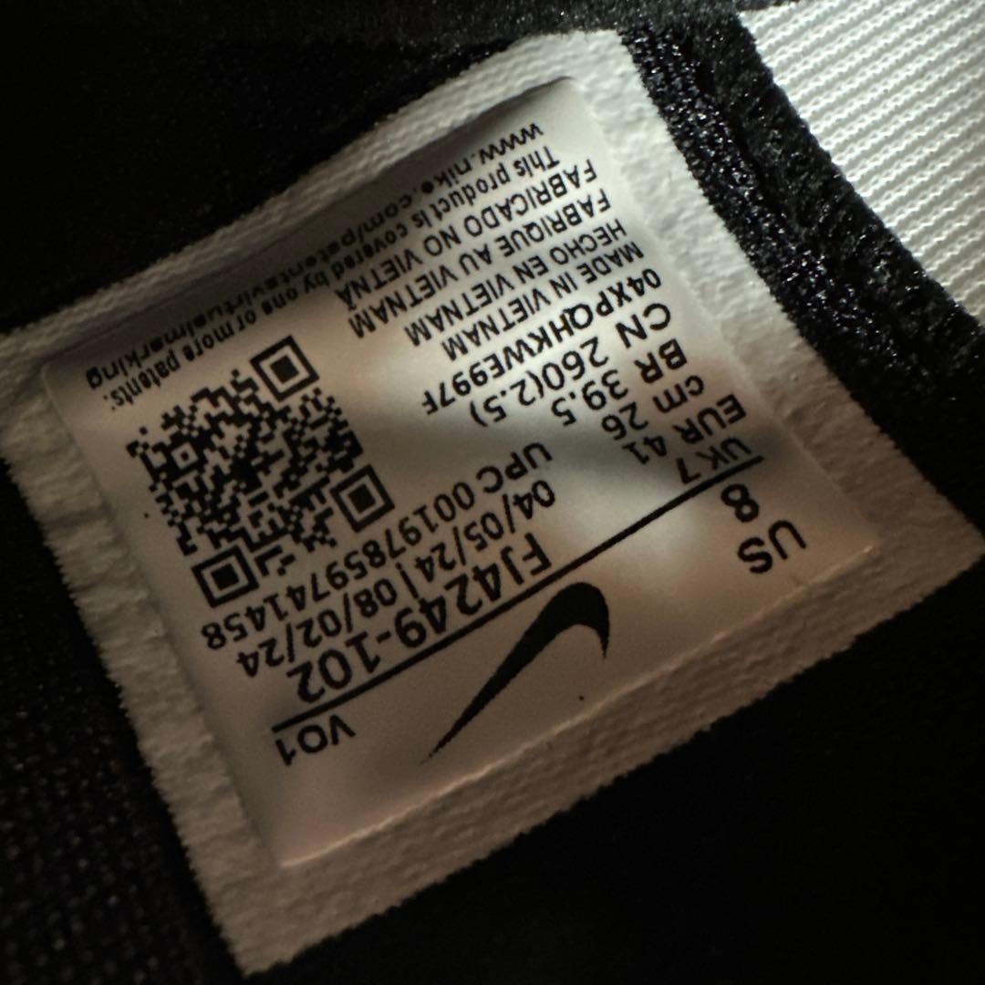 ★美品★NIKE BOOK 1 CHAPTER ONE ホワイトオレンジ26cm