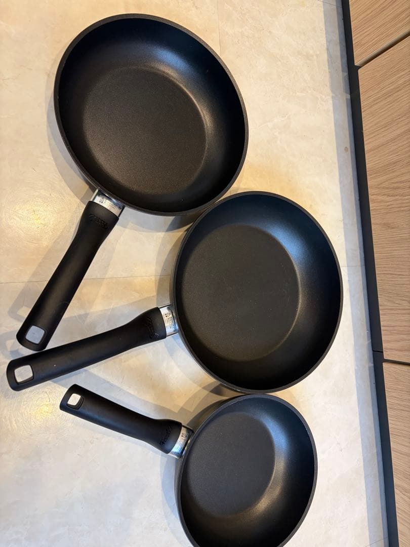 3点セットFissler フライパン20㎝　24cm 26cm IH・ガス