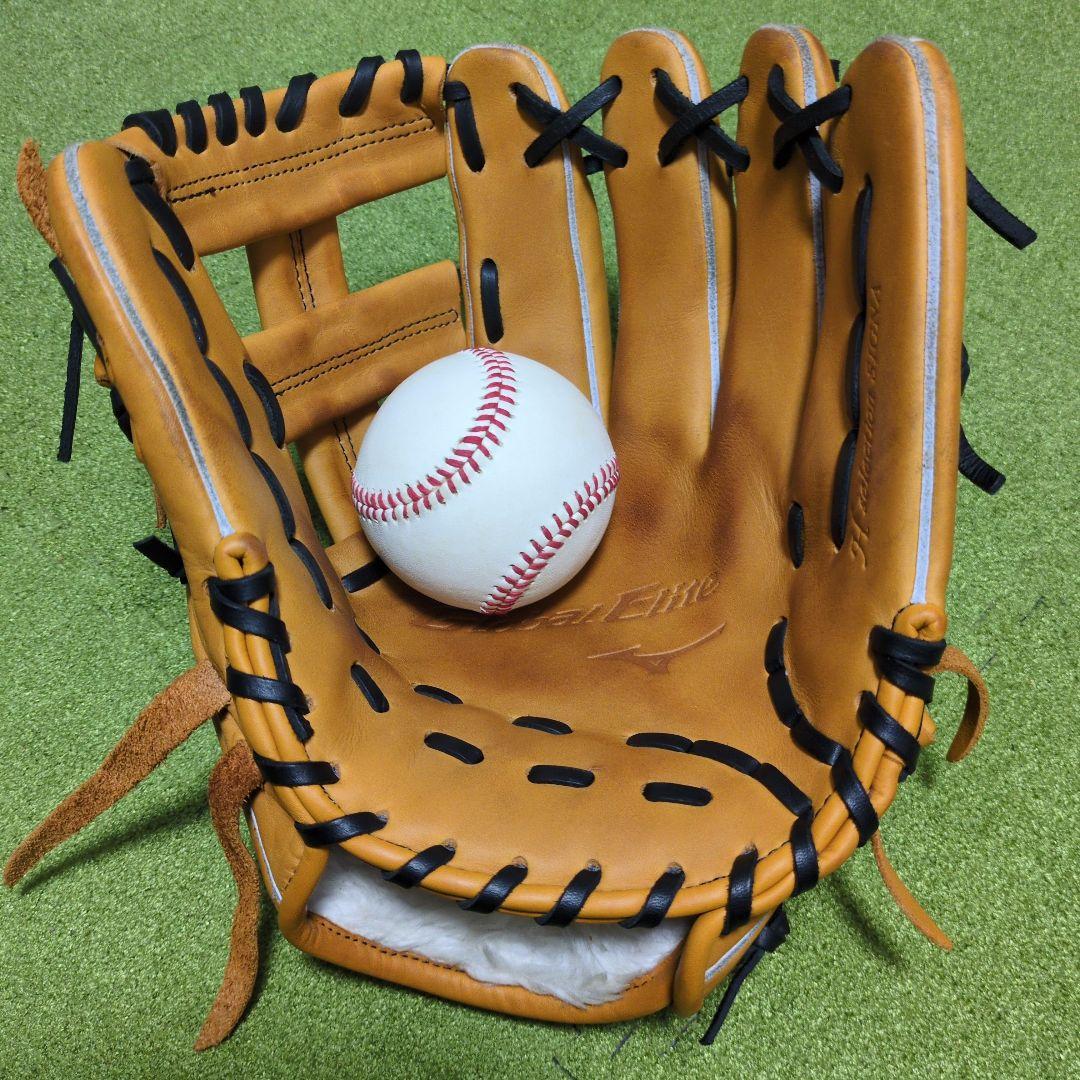 ミズノグローバルエリート軟式内野サイズ９ 1AJGR32413定価￥28,600