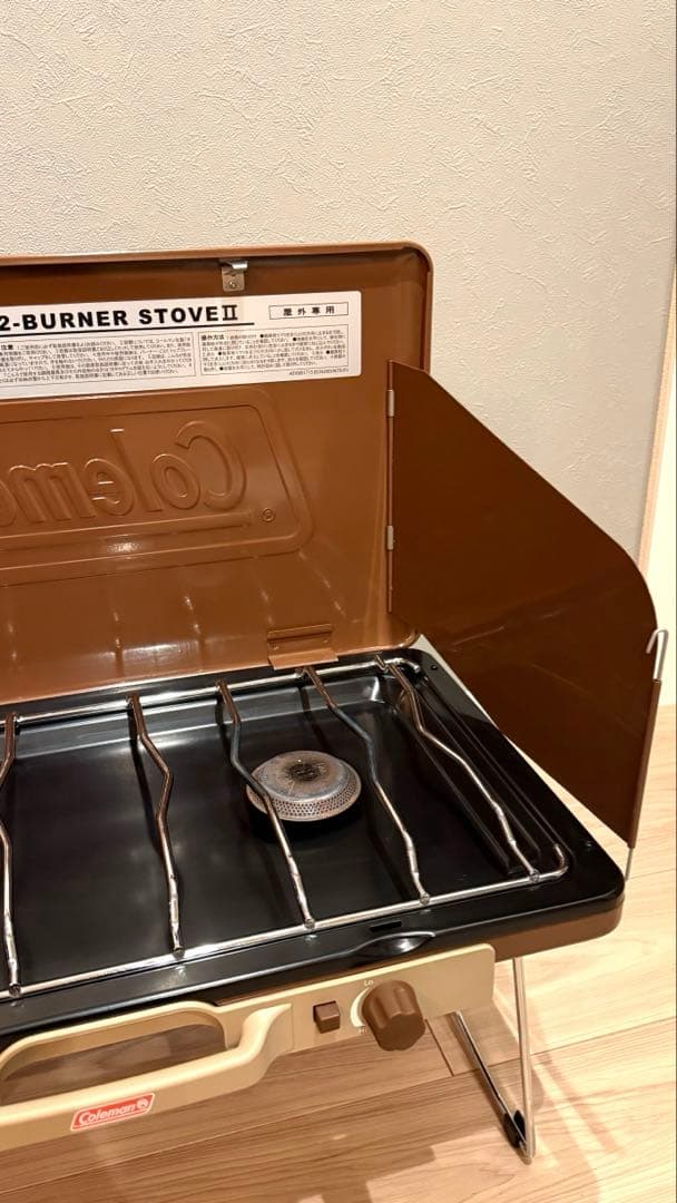 コールマン アウトドアコンロ　ツーバーナー　Coleman バターナッツ