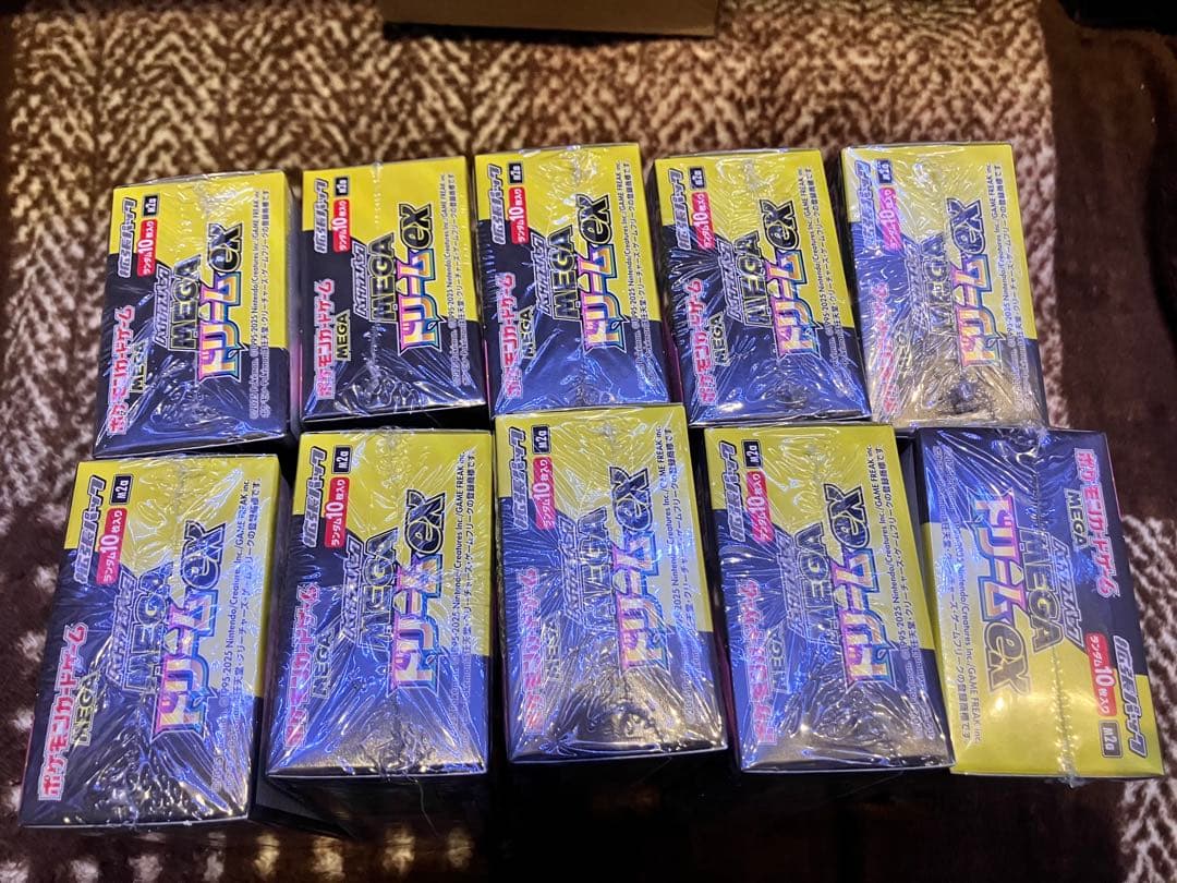 10BOXセットポケモンカードゲーム MEGA ドリームEX シュリンク付き★