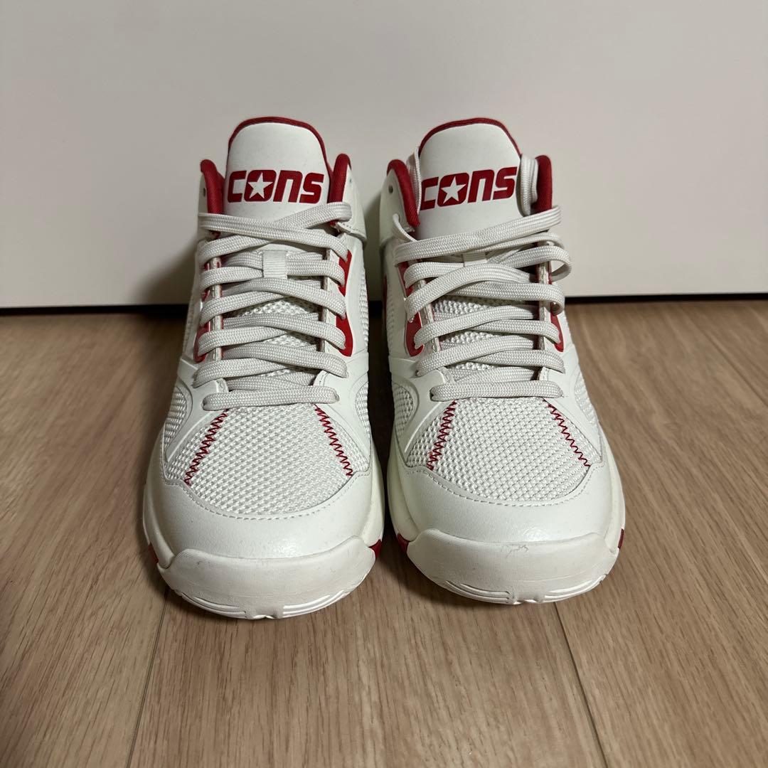 CONVERSE CONS バスケットシューズ ホワイト/レッド