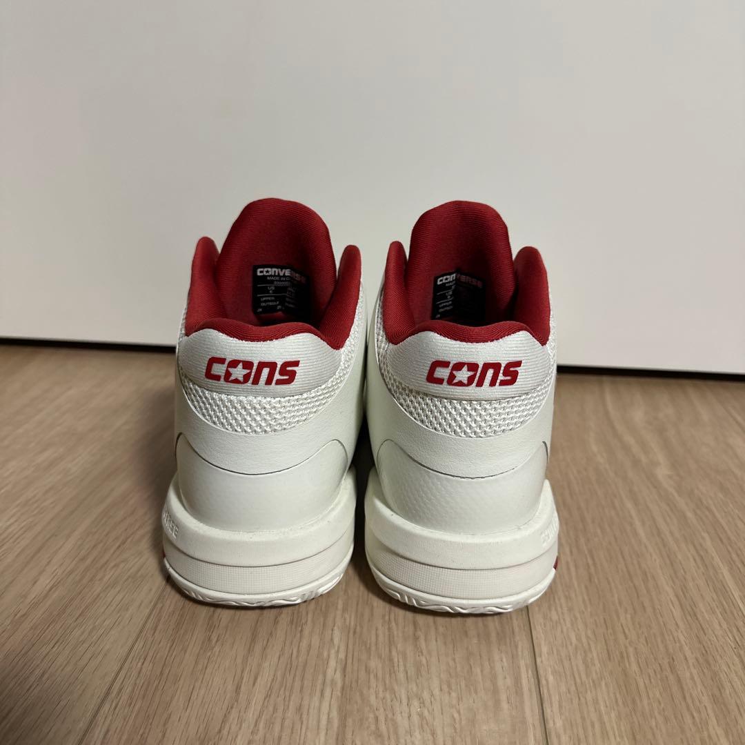 CONVERSE CONS バスケットシューズ ホワイト/レッド