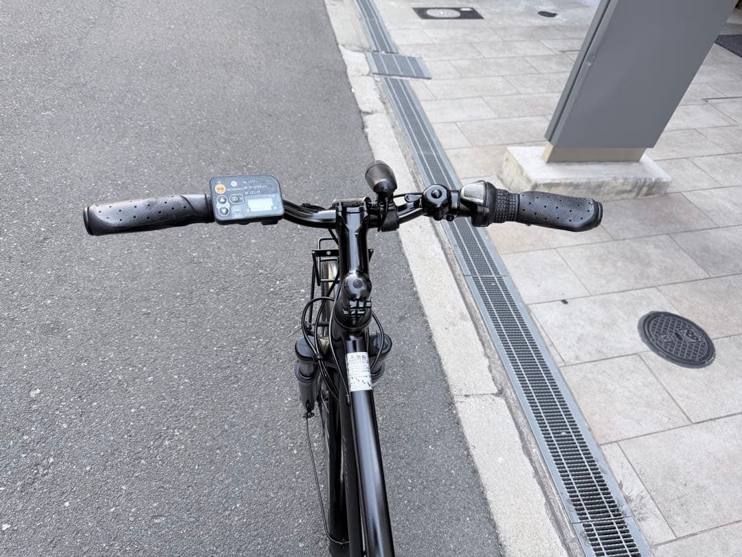 大阪府　Panasonic 電動アシスト自転車 スポーツタイプ ブラック