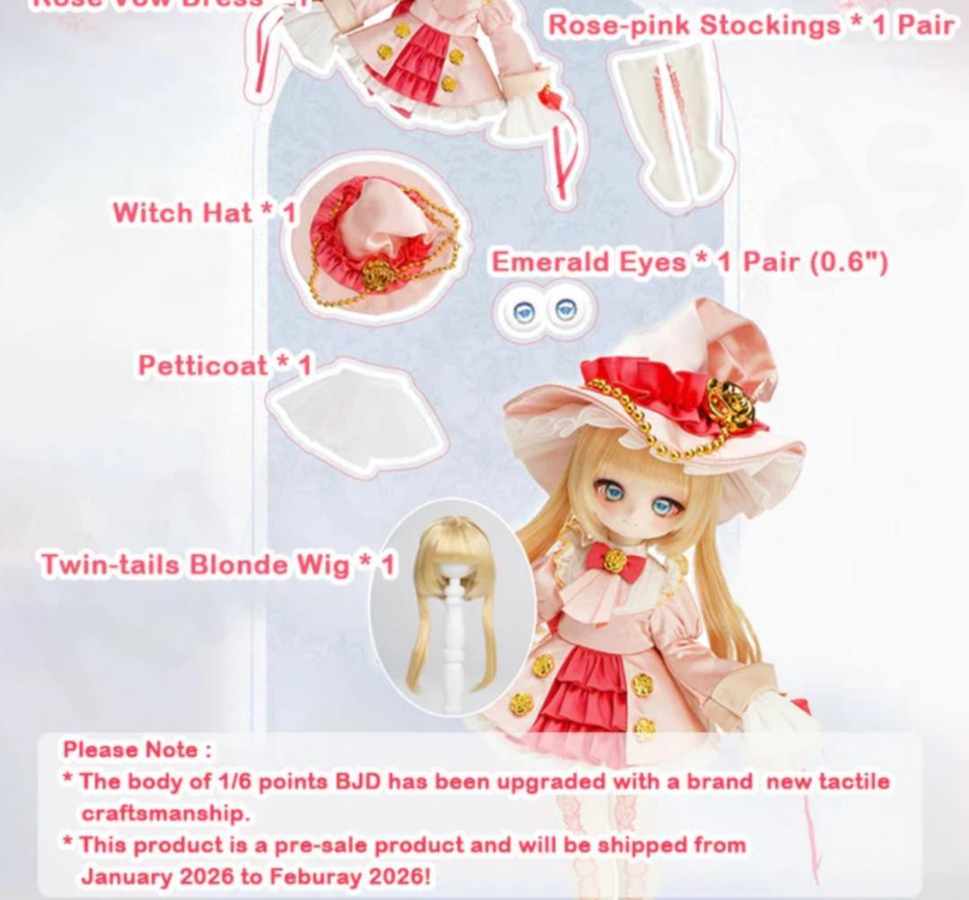 TinyFox「花の魔女」フローラ・ミスティ1/6スケールMJD ☆初回特典付き