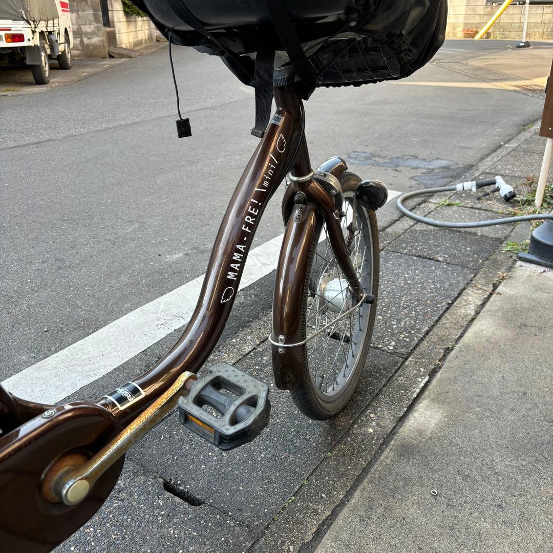 【引き取り限定　埼玉】mama fre!mini 20インチ　子乗せ自転車