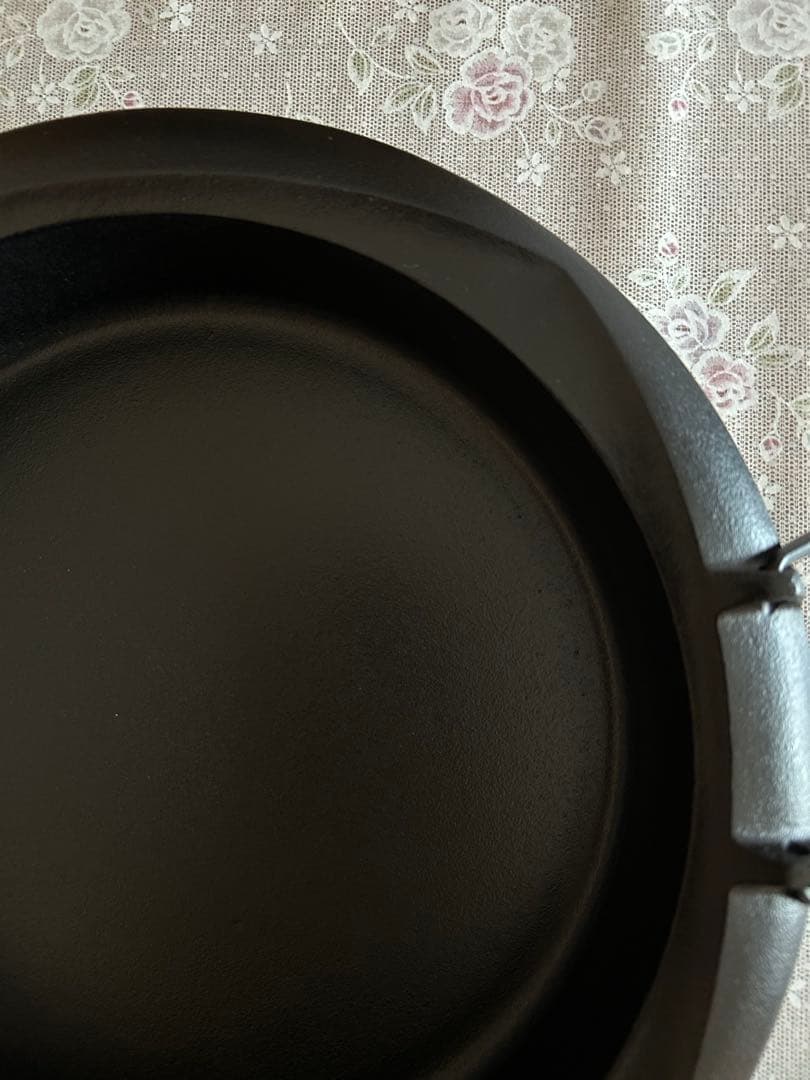 未使用　本場盛岡 岩鋳のすき焼鍋南部鉄器　丸菱25c IH対応　直火 ガス