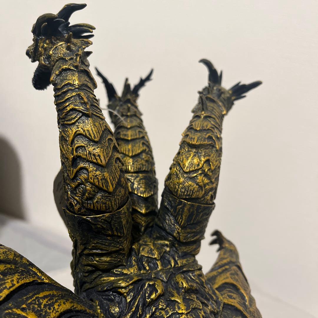 【タグ付き極美品】 カイザーギドラ ムービーモンスター シリーズ ゴジラ ソフビ