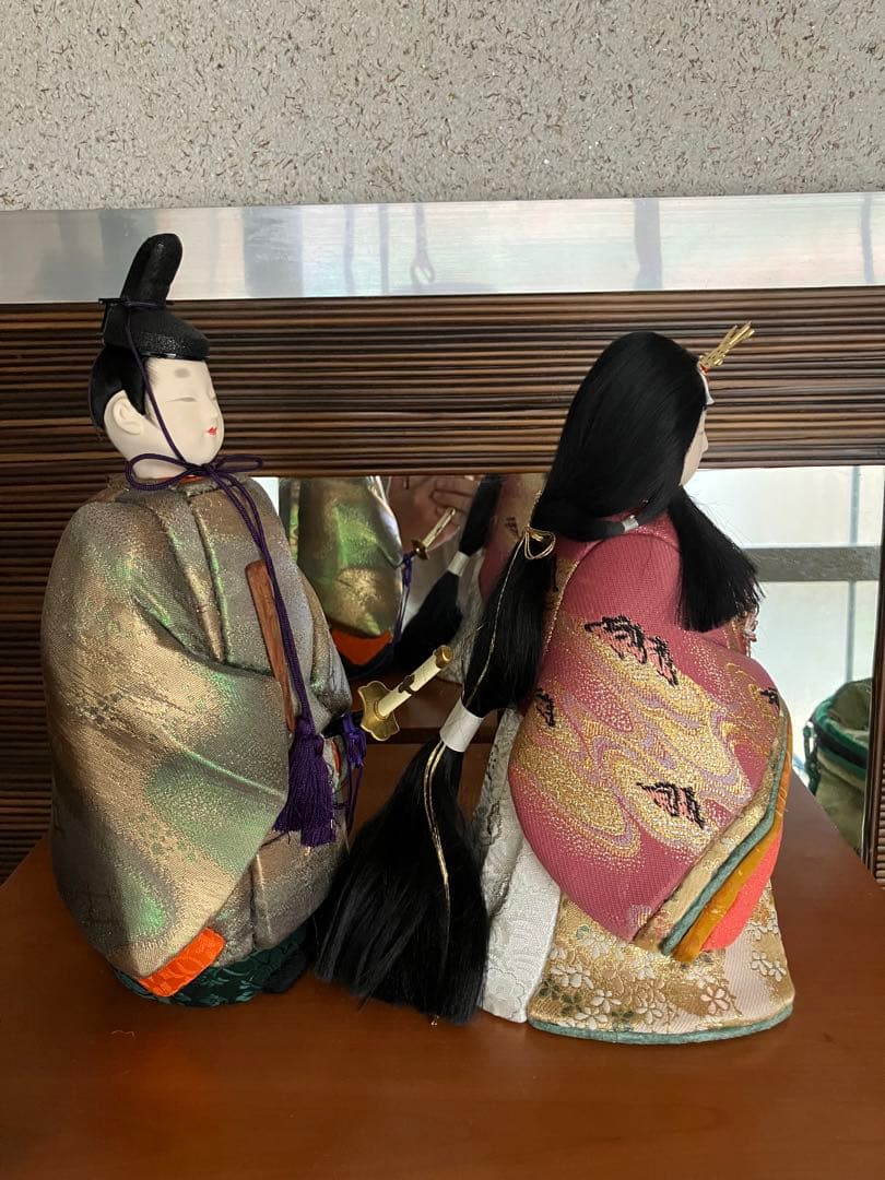 正絹　立びな飾　皇宮