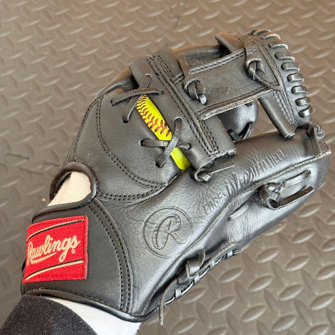 ローリングス 軟式 内野手用 グローブ キャリエット ブラック 野球