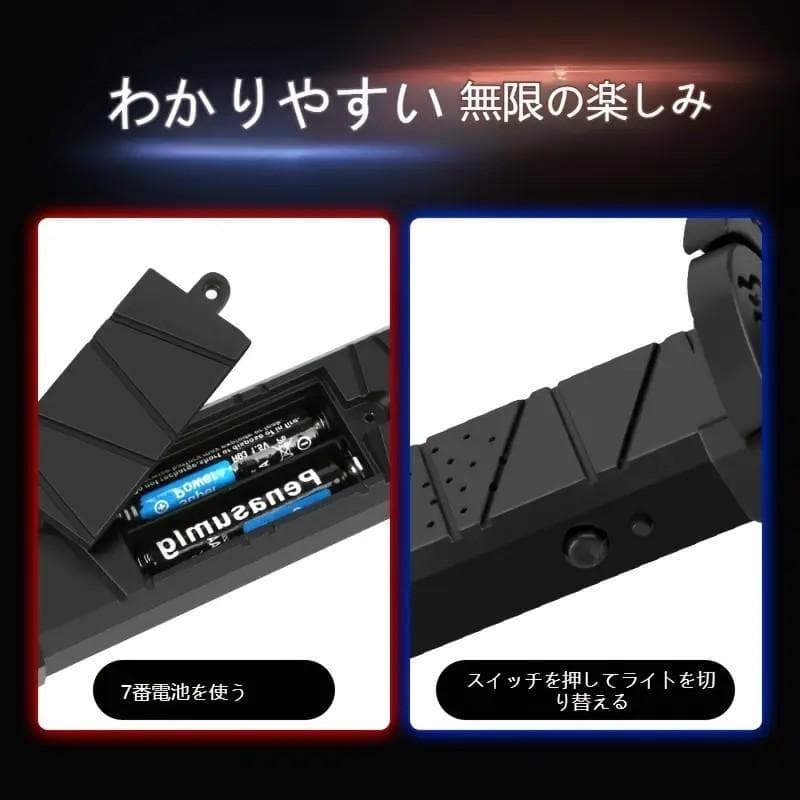 7色に変化＆音響効果付きLEDライトセーバーコスプレにもソードかっこいいさや付
