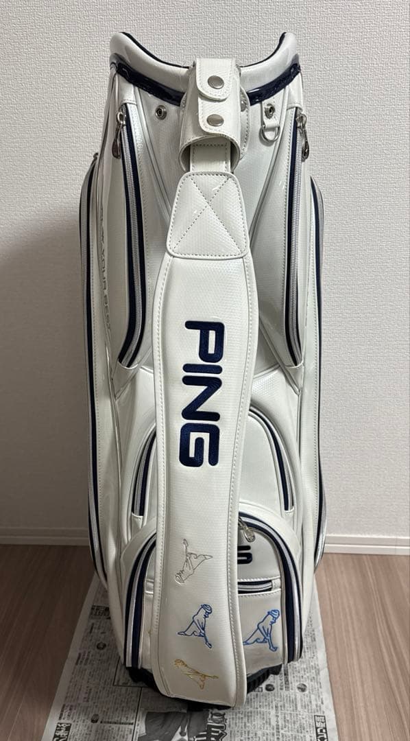 PINGゴルフキャディバッグ ホワイト
