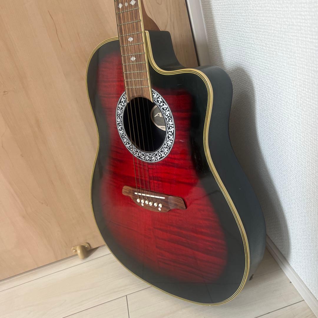 【美品】ARIA エレアコースティックギター AMB-35 RS サンバースト