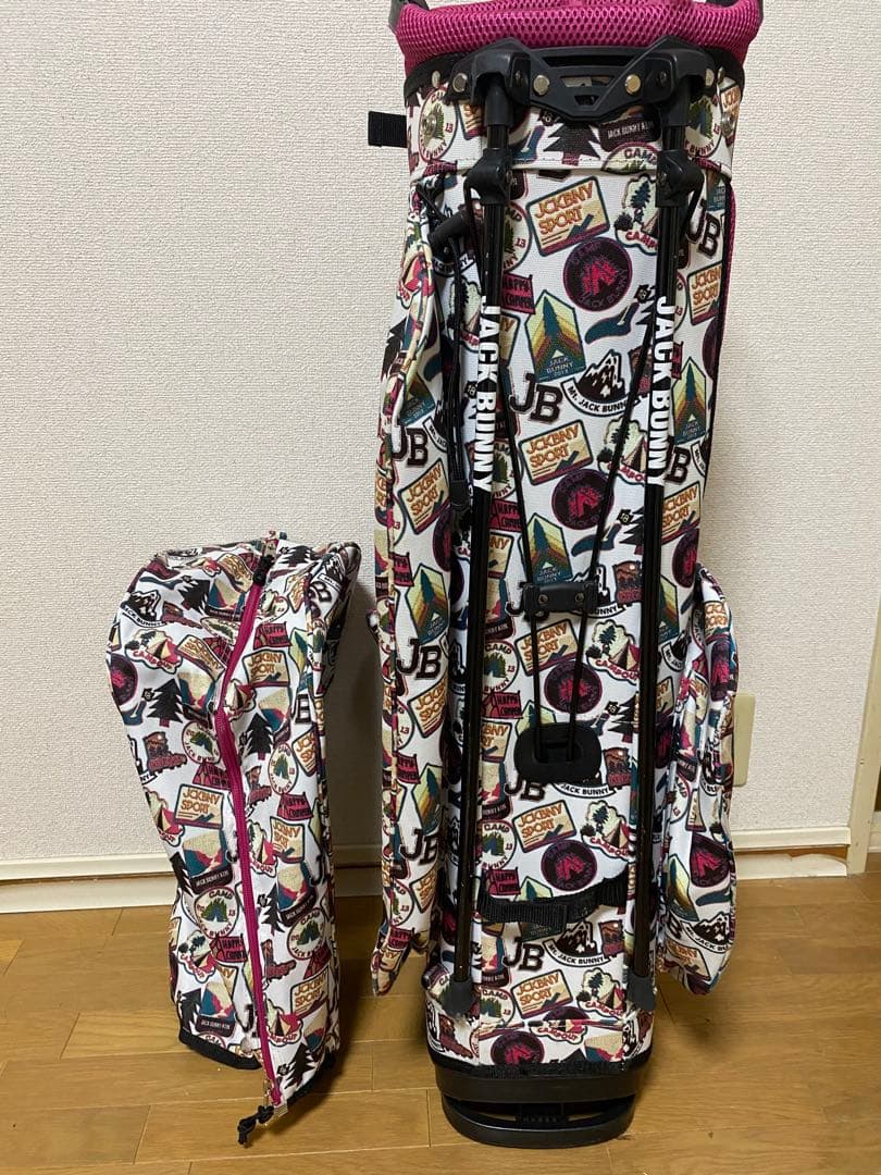 ※週末限定SALE※流通極少JACK BUNNY キャディバッグ 多色プリント