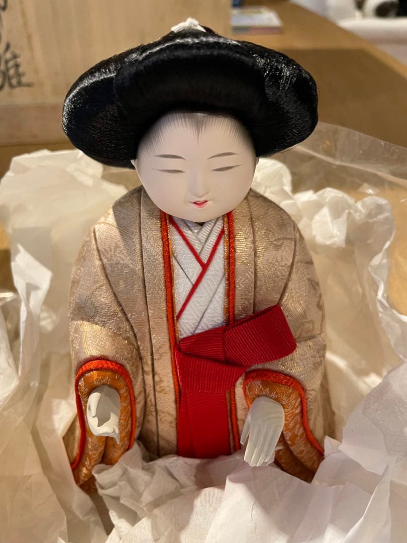優徳五人飾り雛 段飾り雛 雛人形 未使用