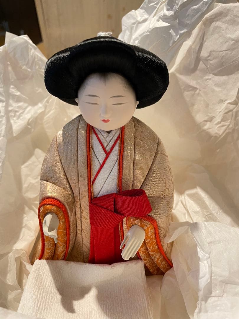 優徳五人飾り雛 段飾り雛 雛人形 未使用
