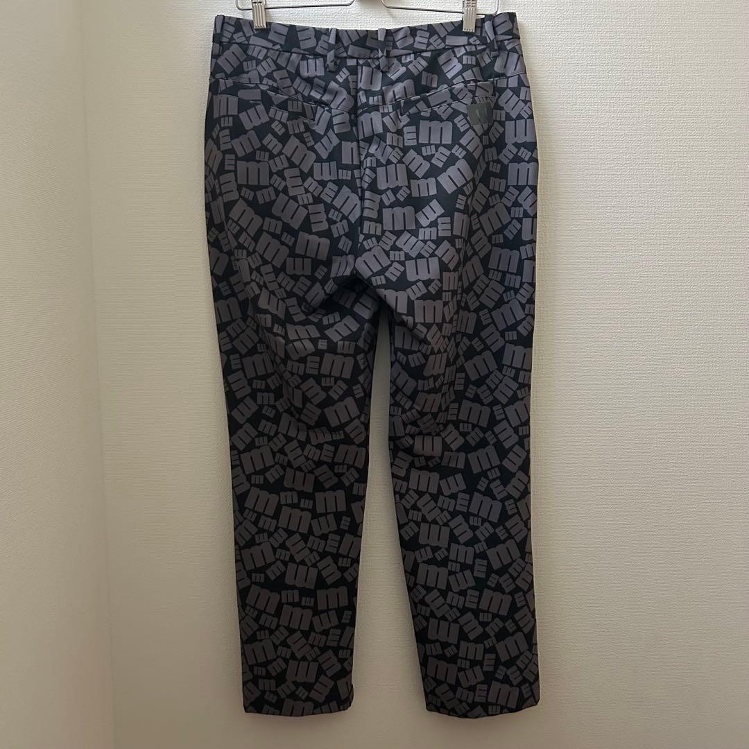 【美品】マンシングウェア ゴルフパンツ Lサイズ mロゴプリント