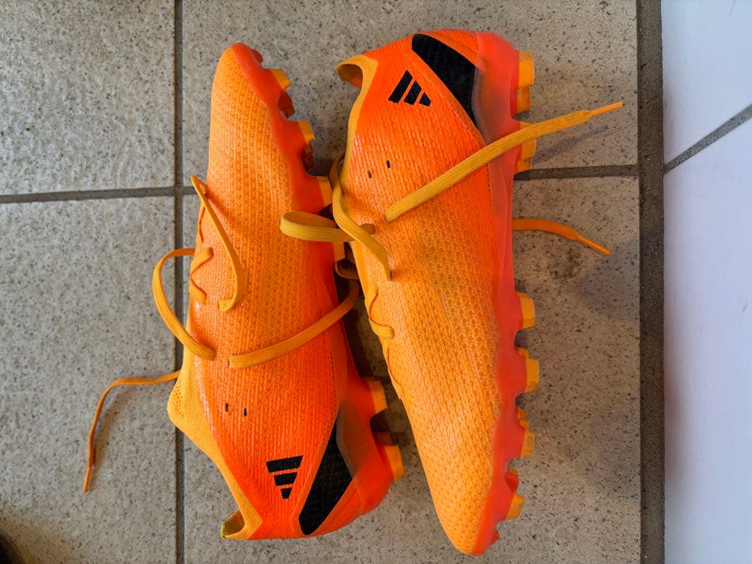 アディダス サッカーシューズ スパイク オレンジ26.5cm