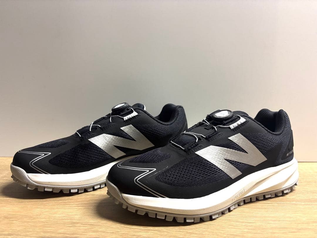 未使用 28.5cm 2E ニューバランスゴルフシューズUGS1001Fブラック