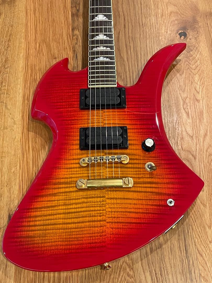 希少美品 burny MG-85X hideモデル モッキンバード ギター