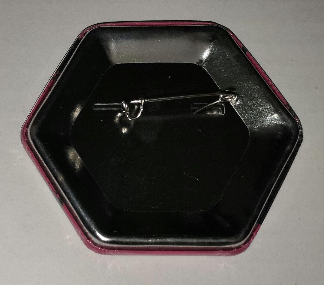 リボーン XANXUS 六角形缶バッジ J-WORLD その1