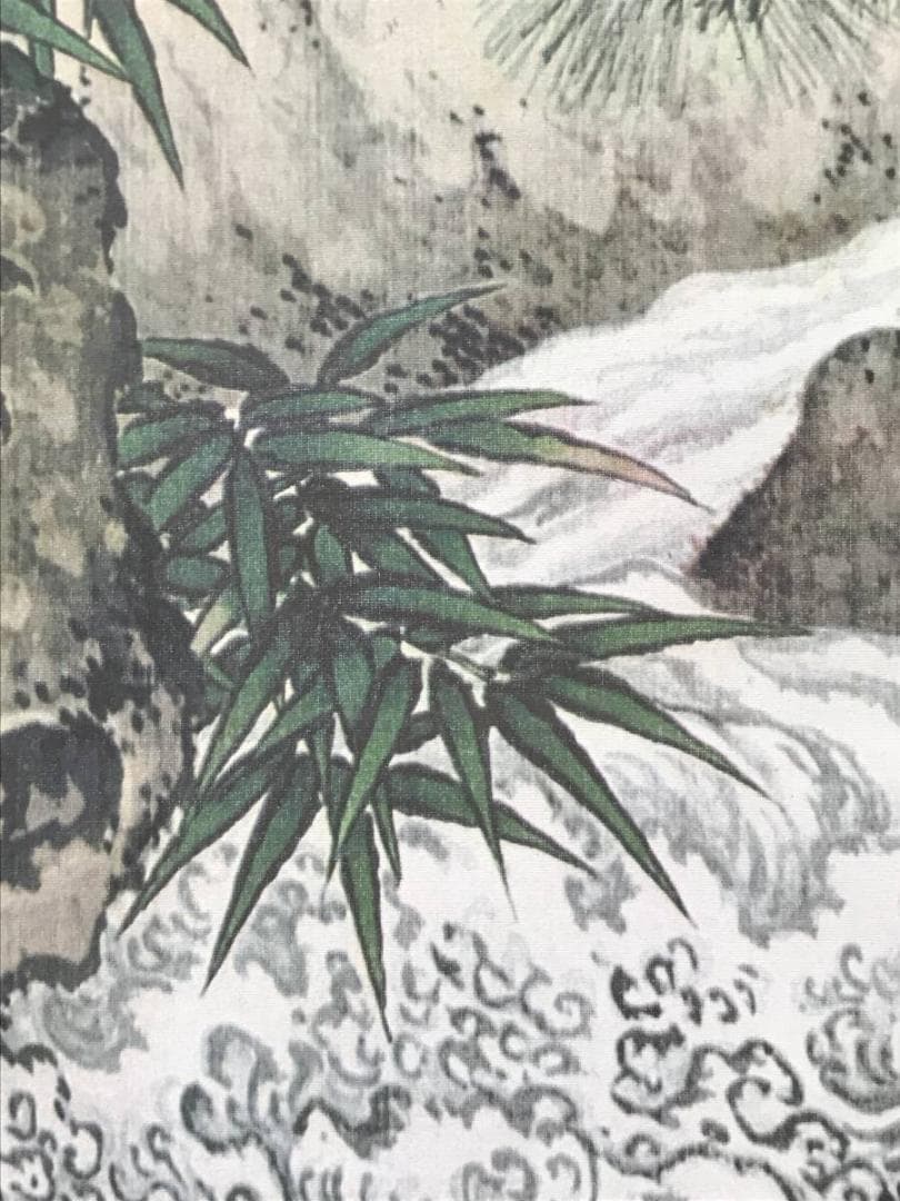 【複製】熊代熊斐/松鶴図/鶴図/印刷/工芸品/掛軸/名家伝来/AC-155