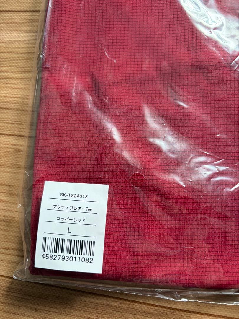 SUKALA アクティブシアーTee レディースＬサイズ　コッパーレッド