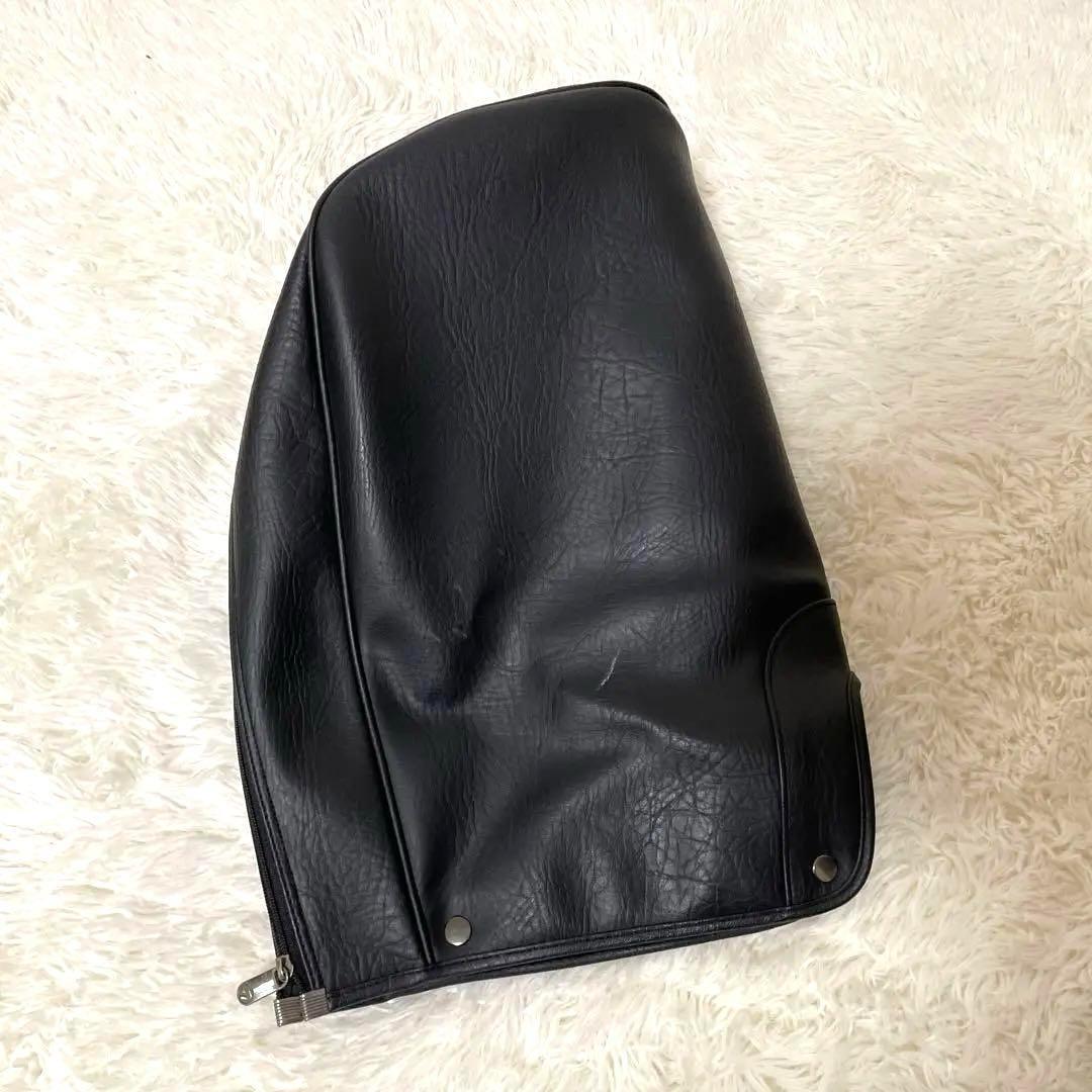 極美品✨テーラーメイド キャディバッグ レザー ブラック 軽量 大型 フード付