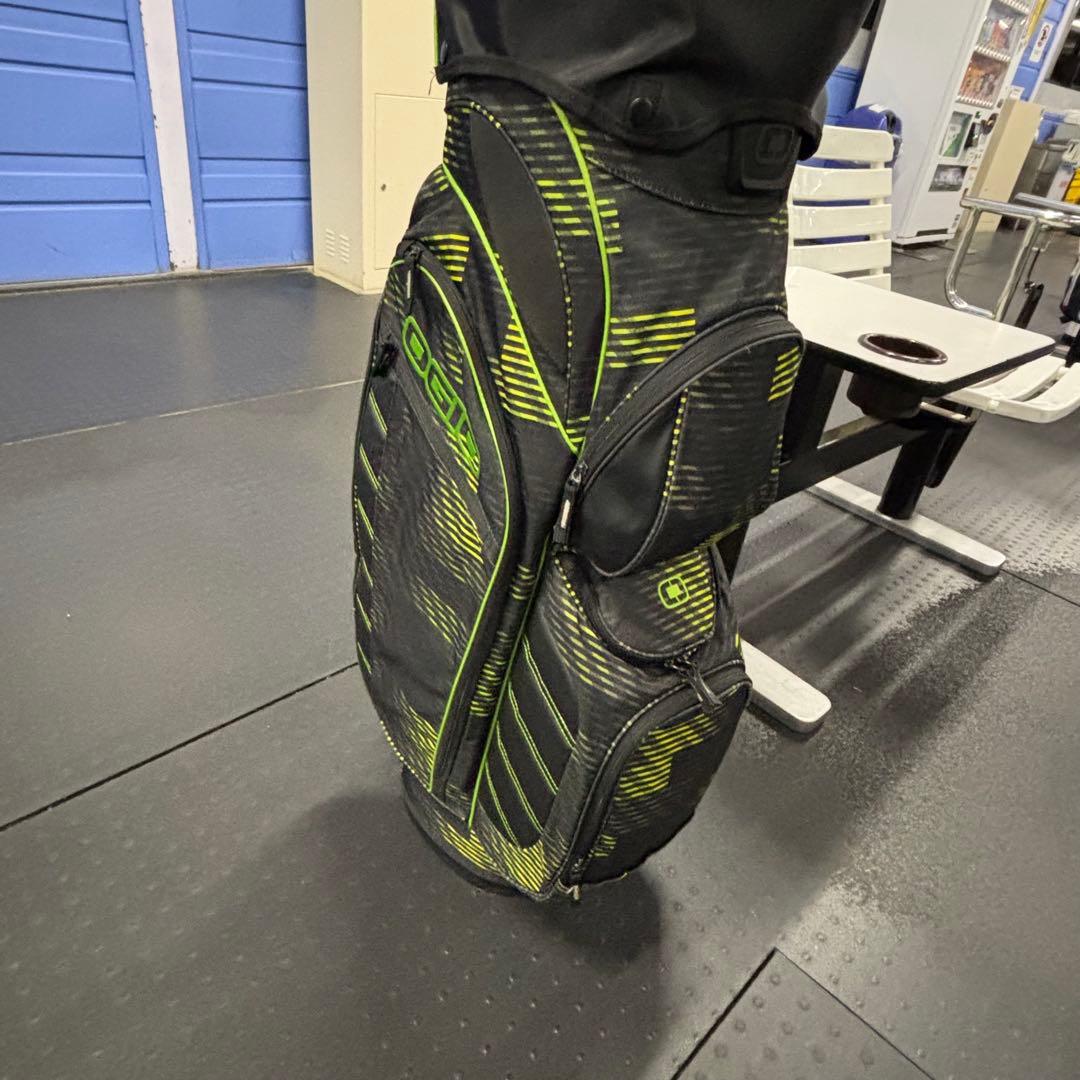 OGIO キャディバッグ GIZA ブラック/グリーン