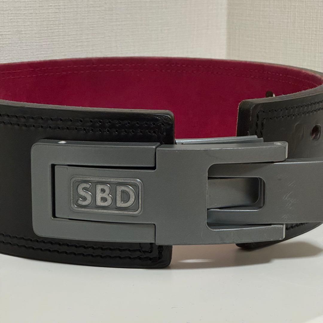 【美品】SBDパワーベルトMサイズ (品番VM-GMWW-DC63)公式 赤黒