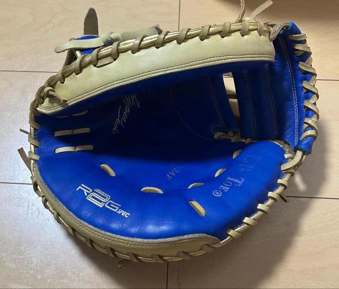 Rawlings ローリングス　一般軟式　キャッチャーミット　青