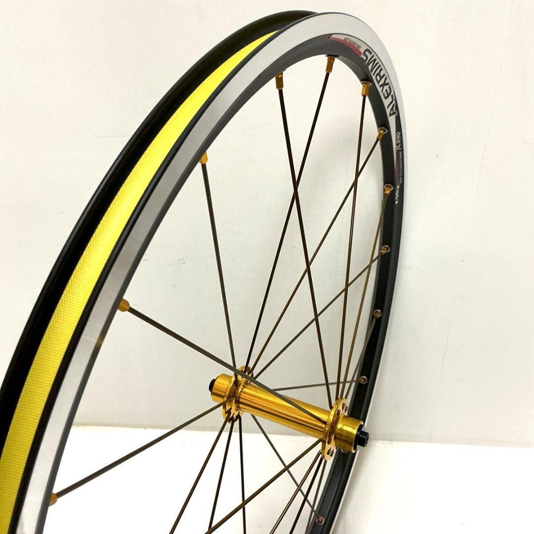 20インチ 451 　軽量100mmハブ R390　フロントホイール　ゴールド