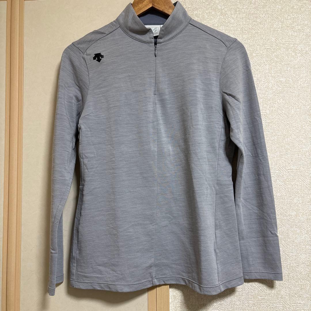 デサント　ゴルフ　ポロシャツ スカート　2点セット　L／L グレー