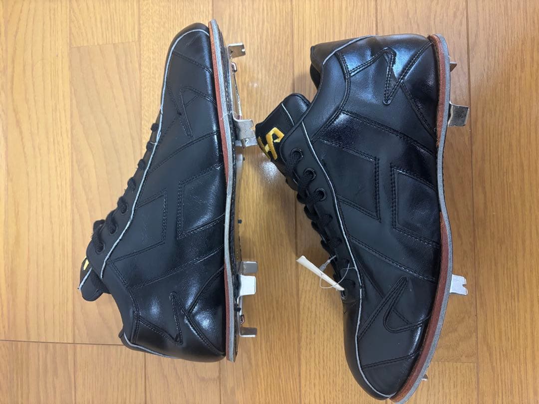 ハタケヤマ　革底スパイク　27cm