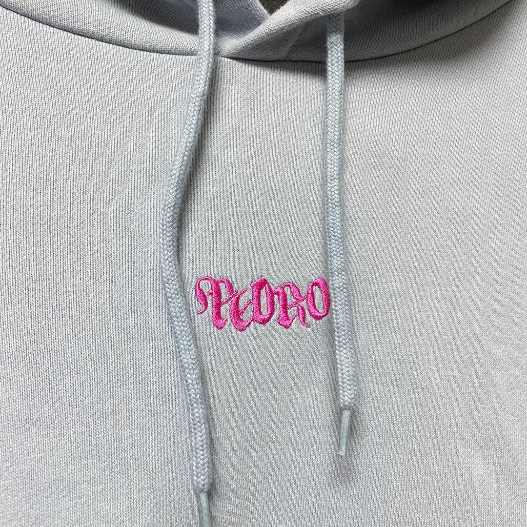 PEDRO パーカー　アシッドブルー　XL