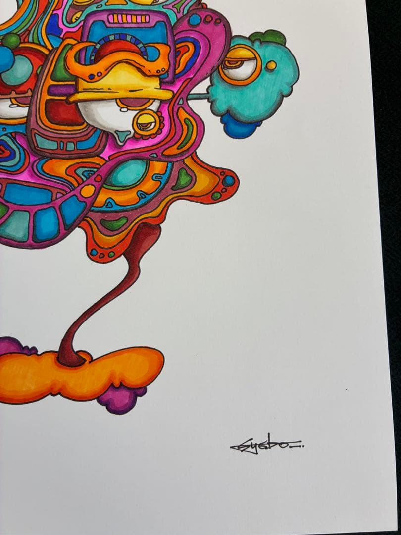 『FACE03』A4サイズ syoboオリジナル原画　コピック