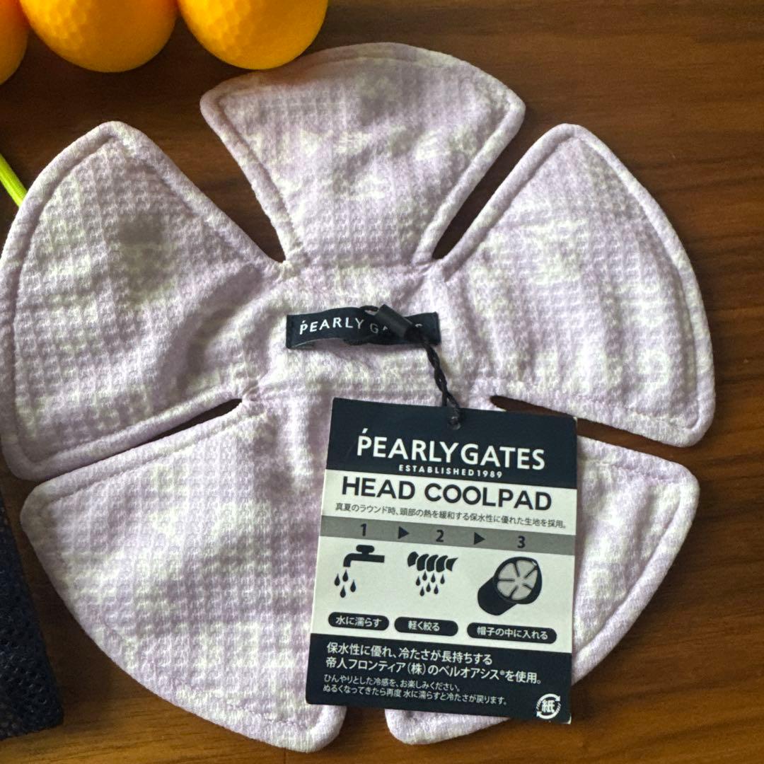 PEARLY GATES パーリーゲイツ　ゴルフボール3個セット　帽子グッズ