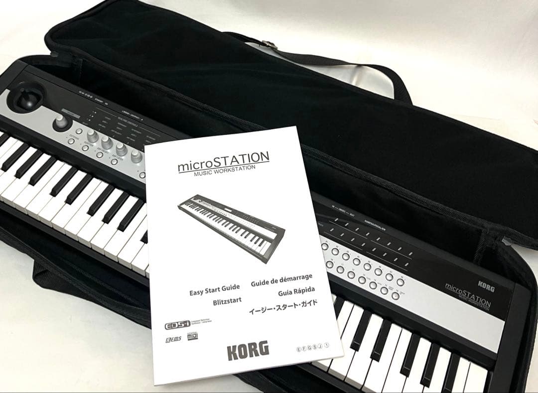 動作保証 KORG micro STATION MW1 ペダル 取説 ケース付