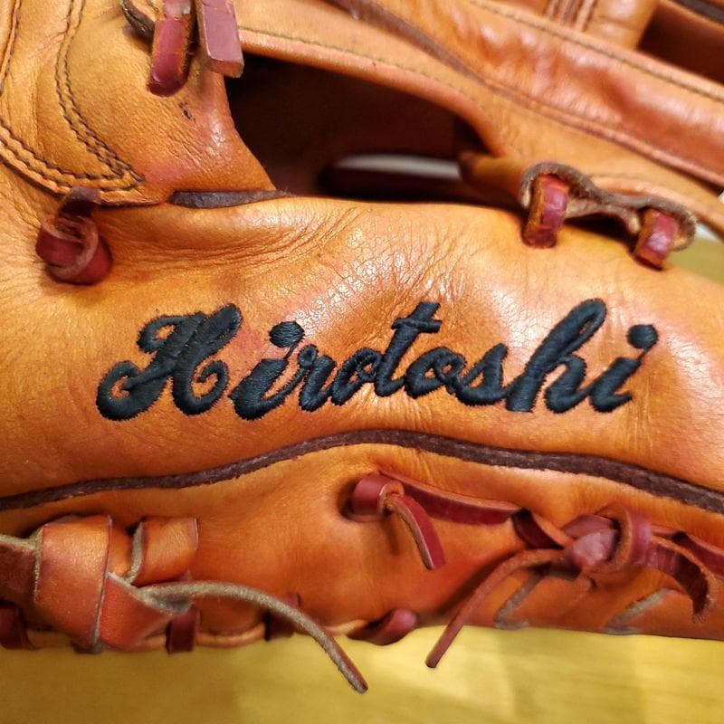 ミズノ 信義作 オーダー 希少 坪田信義作 Mizuno 外野用 軟式グローブ