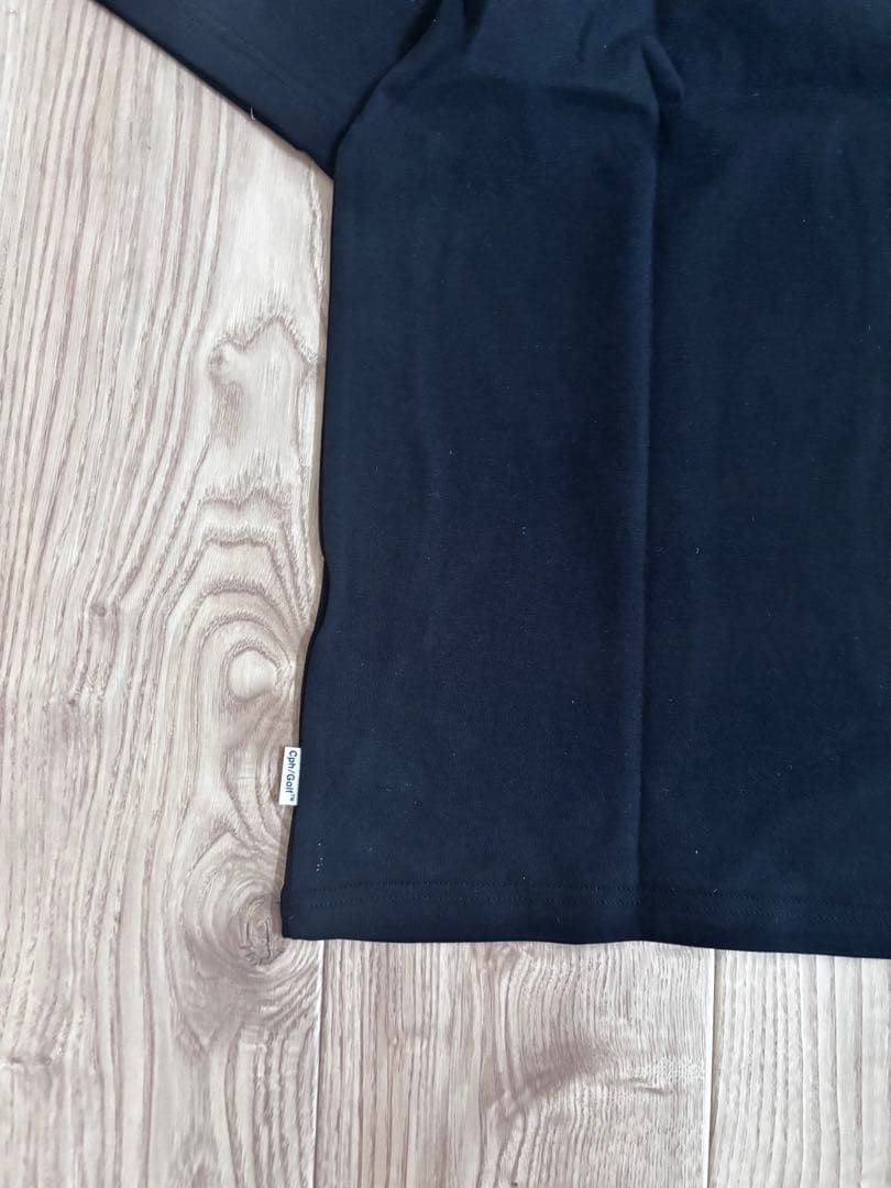Cph/Golf 黒 コットンモックネックシャツ XL