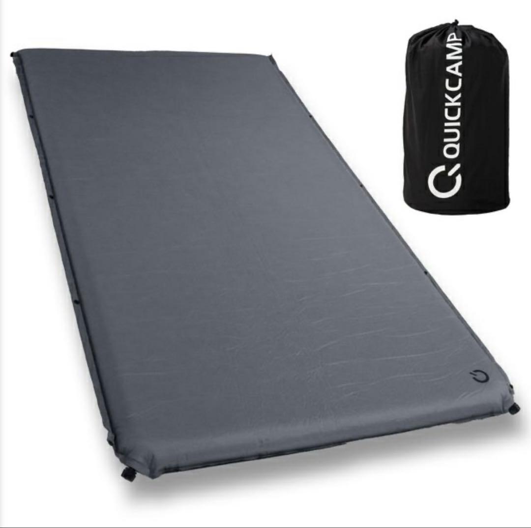 QUICKCAMPインフレータブルマット 極厚8cm ダブルサイズ