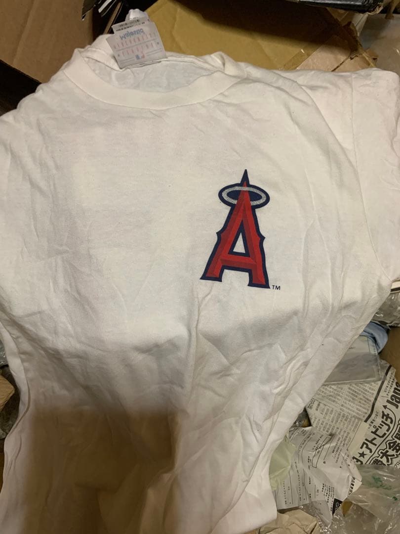 140サイズ ホワイト 大谷翔平 エンゼルス キッズ TシャツANGELS