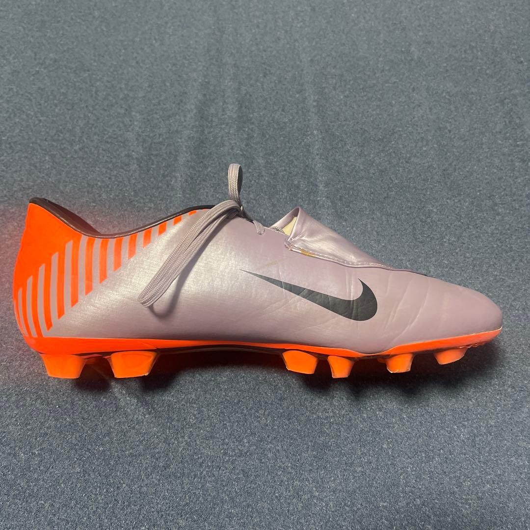 Nike サッカーシューズ スパイク グレー/オレンジ